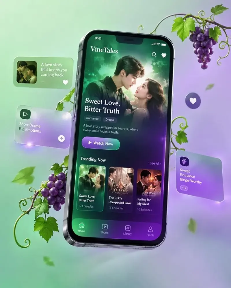 窝窝网 APP - 甜宠短剧在线看 窝窝网 APP 界面展示